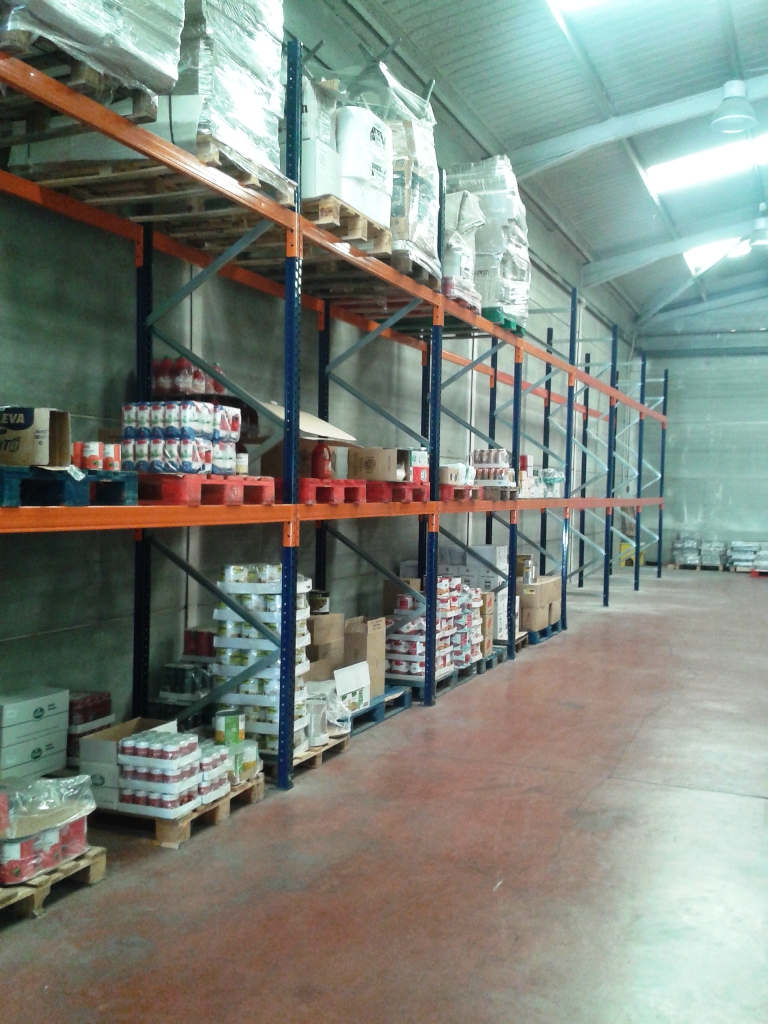 estanteria cargar palets